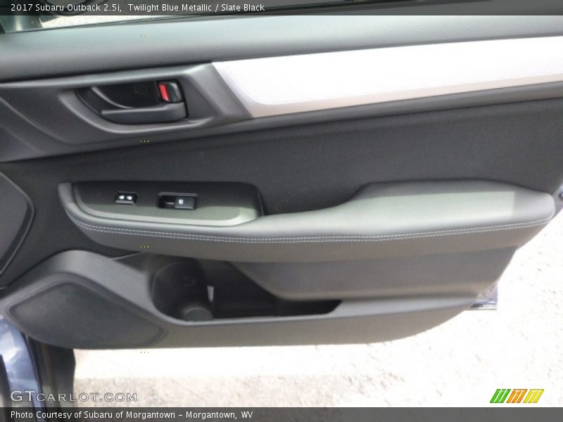 Twilight Blue Metallic / Slate Black 2017 Subaru Outback 2.5i