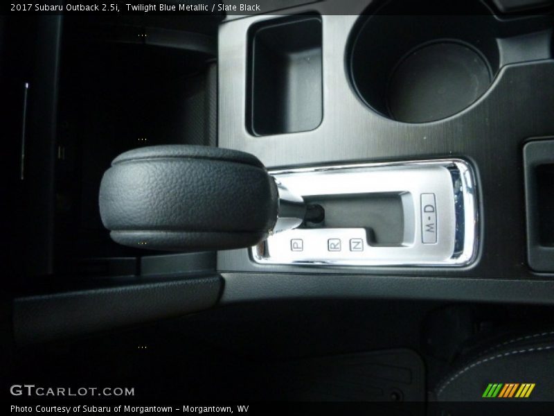 Twilight Blue Metallic / Slate Black 2017 Subaru Outback 2.5i
