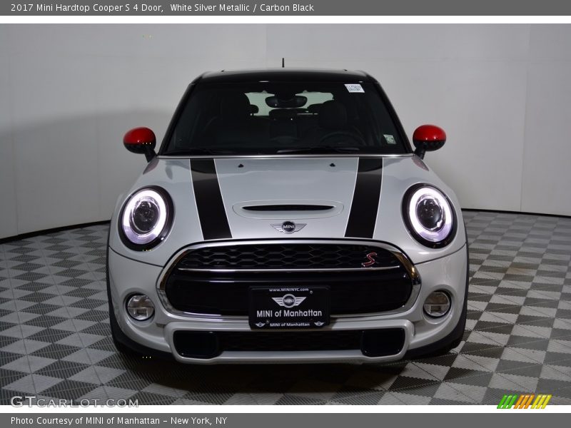 White Silver Metallic / Carbon Black 2017 Mini Hardtop Cooper S 4 Door
