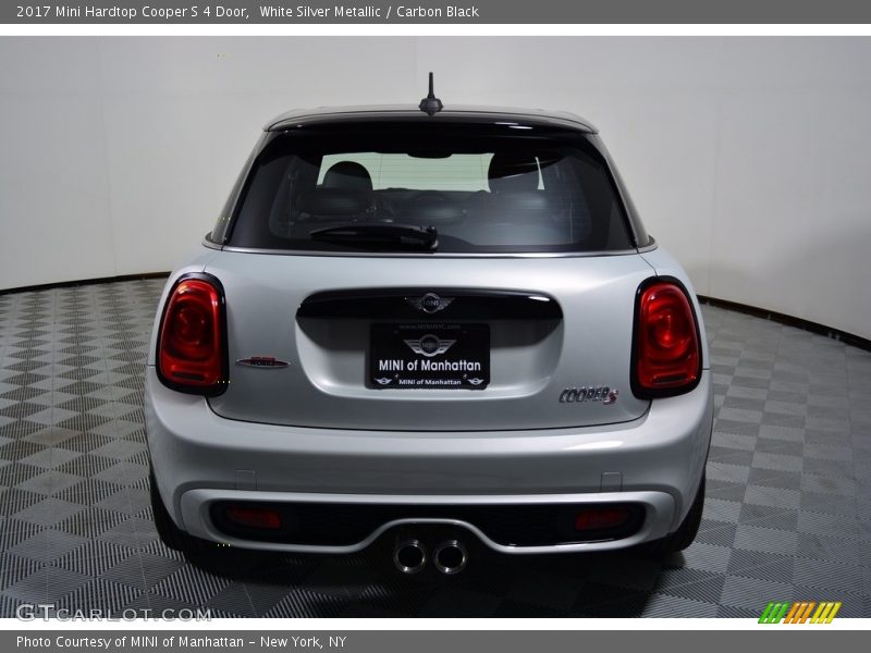 White Silver Metallic / Carbon Black 2017 Mini Hardtop Cooper S 4 Door