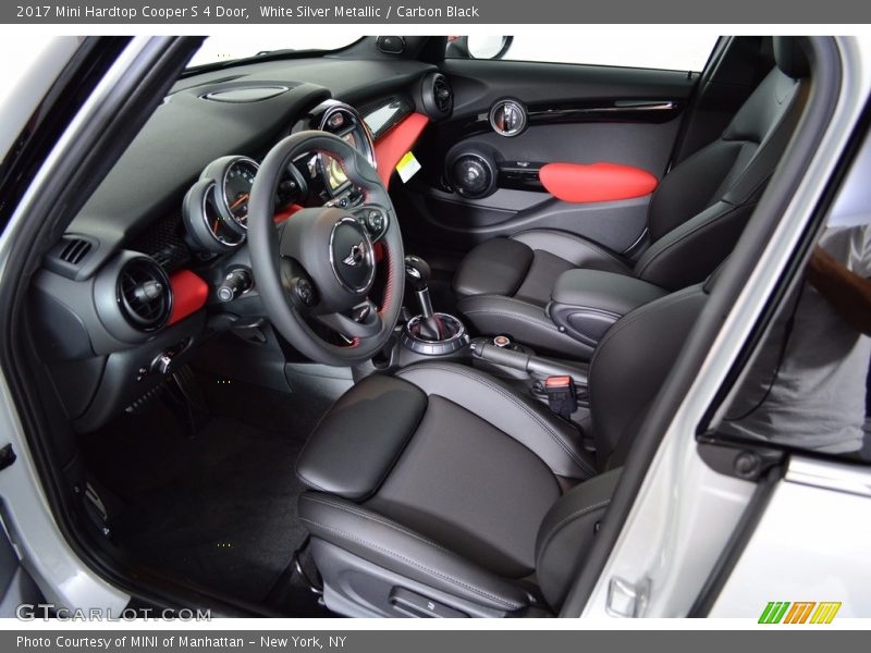 White Silver Metallic / Carbon Black 2017 Mini Hardtop Cooper S 4 Door