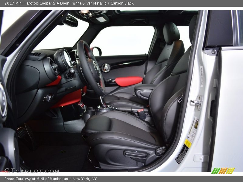 White Silver Metallic / Carbon Black 2017 Mini Hardtop Cooper S 4 Door