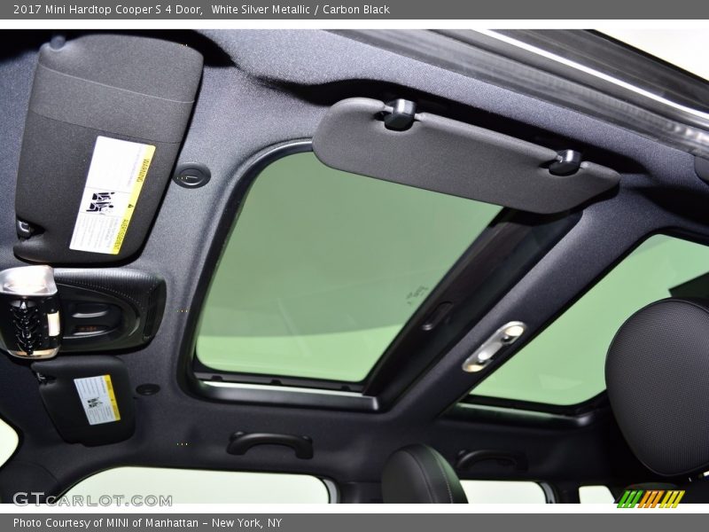 White Silver Metallic / Carbon Black 2017 Mini Hardtop Cooper S 4 Door
