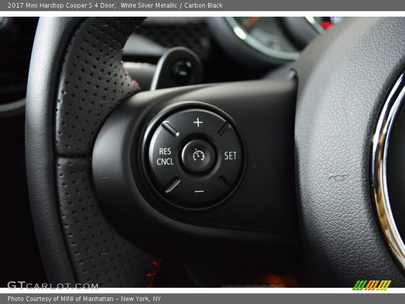 White Silver Metallic / Carbon Black 2017 Mini Hardtop Cooper S 4 Door
