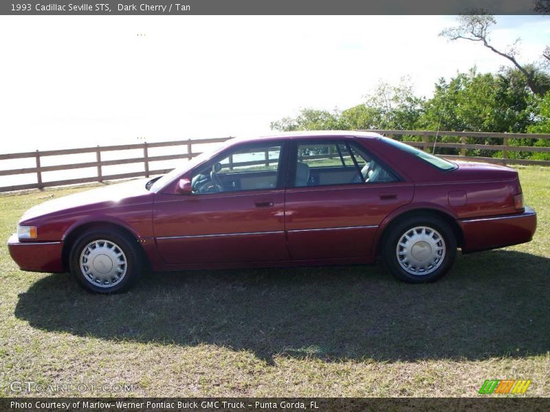 Dark Cherry / Tan 1993 Cadillac Seville STS