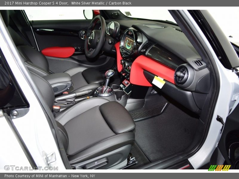 White Silver Metallic / Carbon Black 2017 Mini Hardtop Cooper S 4 Door