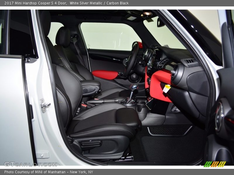 White Silver Metallic / Carbon Black 2017 Mini Hardtop Cooper S 4 Door