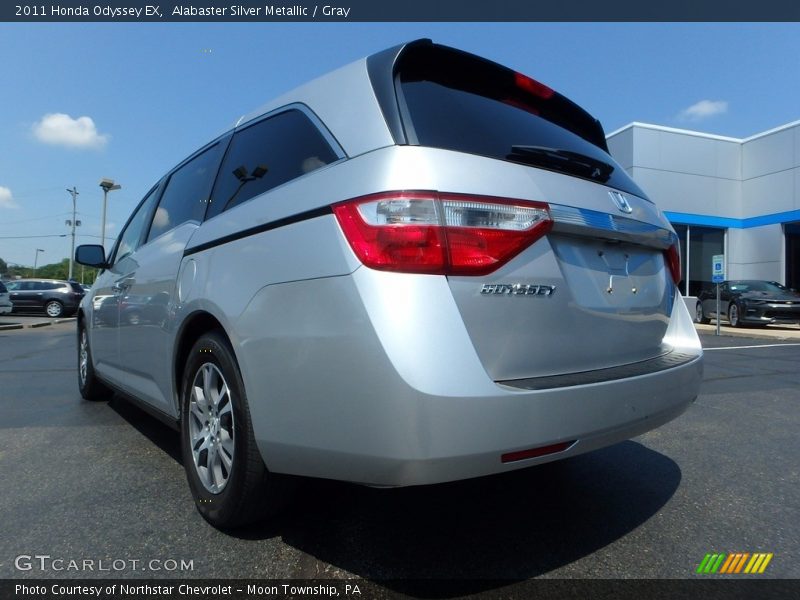 Alabaster Silver Metallic / Gray 2011 Honda Odyssey EX