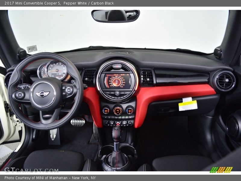 Pepper White / Carbon Black 2017 Mini Convertible Cooper S