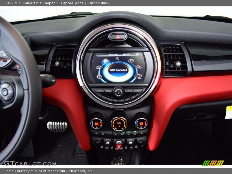 Pepper White / Carbon Black 2017 Mini Convertible Cooper S