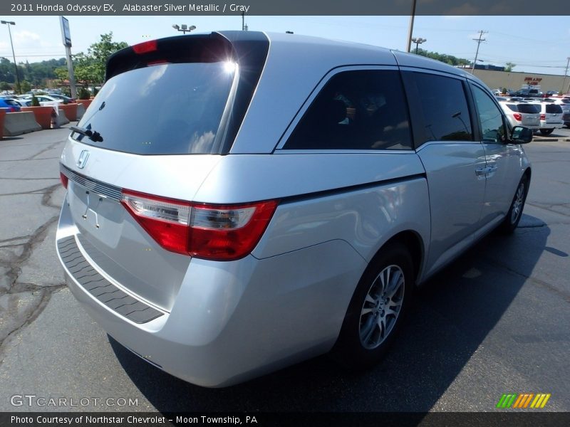 Alabaster Silver Metallic / Gray 2011 Honda Odyssey EX