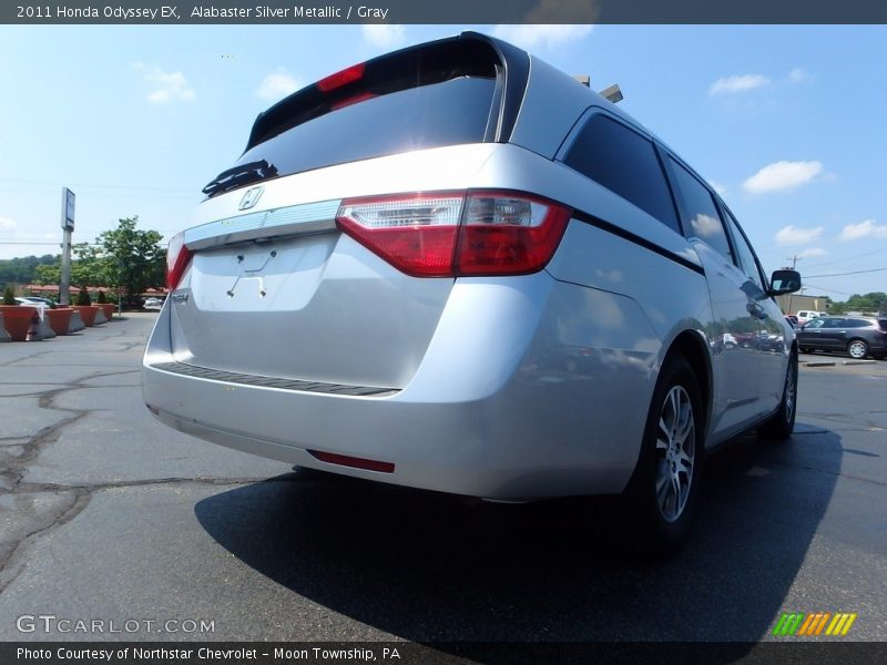 Alabaster Silver Metallic / Gray 2011 Honda Odyssey EX