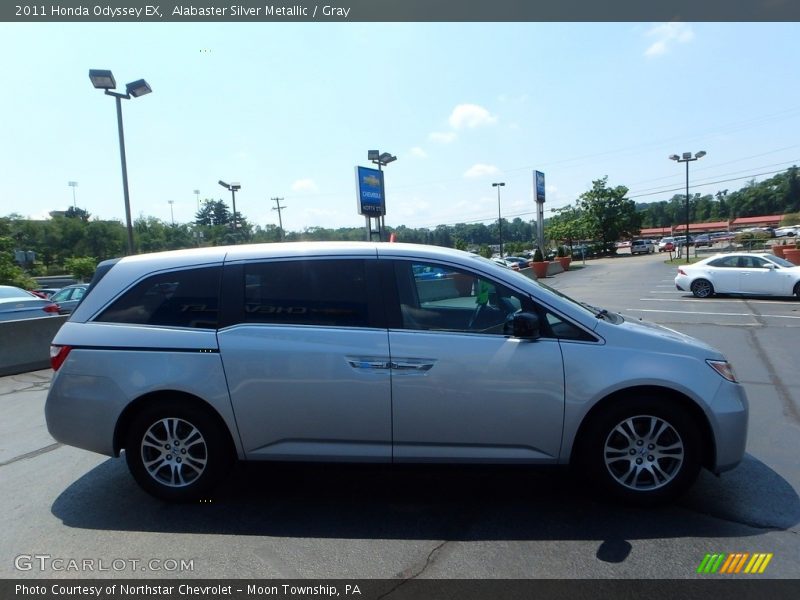 Alabaster Silver Metallic / Gray 2011 Honda Odyssey EX