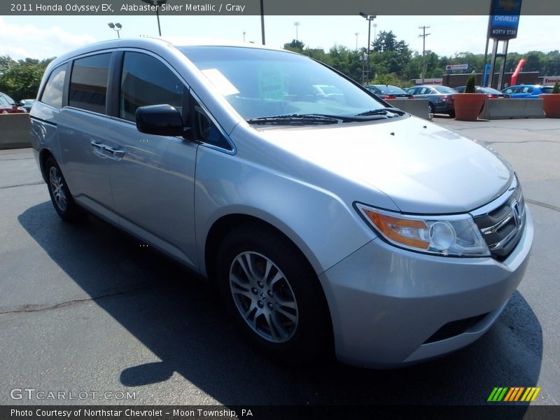 Alabaster Silver Metallic / Gray 2011 Honda Odyssey EX