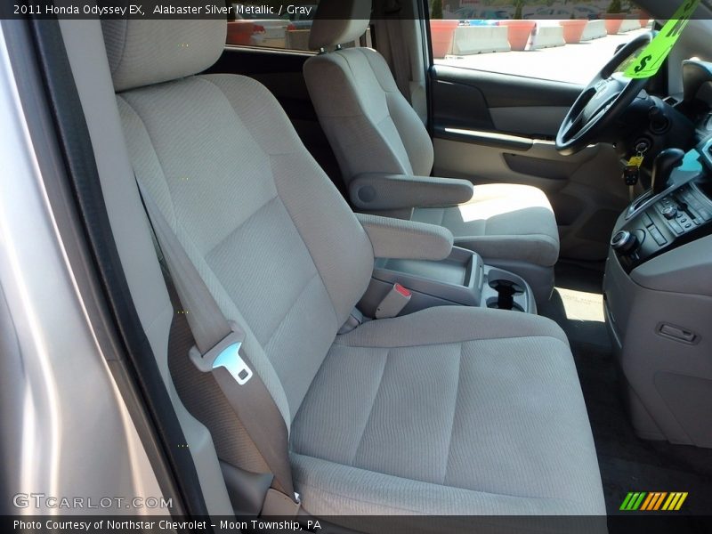 Alabaster Silver Metallic / Gray 2011 Honda Odyssey EX