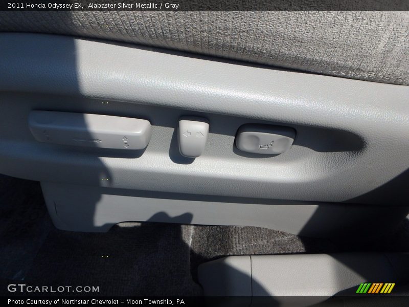 Alabaster Silver Metallic / Gray 2011 Honda Odyssey EX