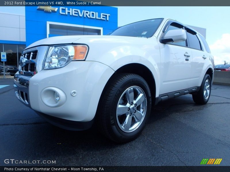 White Suede / Camel 2012 Ford Escape Limited V6 4WD