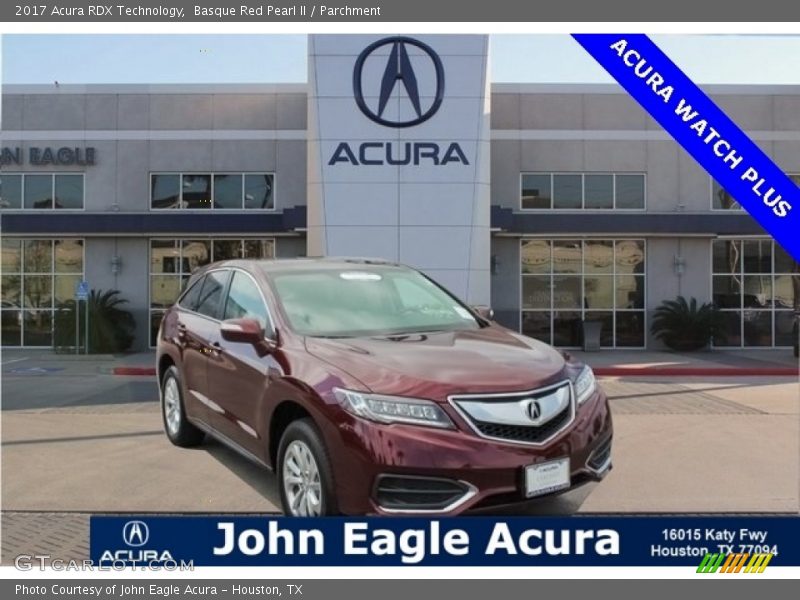 Basque Red Pearl II / Parchment 2017 Acura RDX Technology