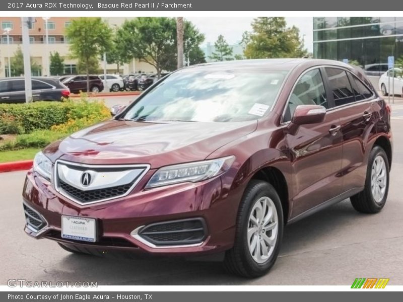 Basque Red Pearl II / Parchment 2017 Acura RDX Technology