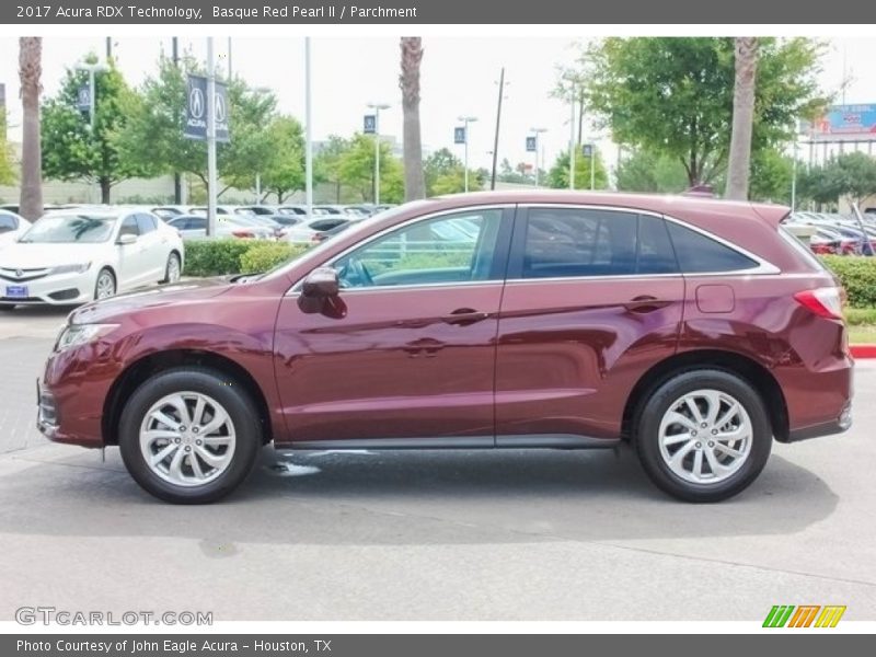Basque Red Pearl II / Parchment 2017 Acura RDX Technology