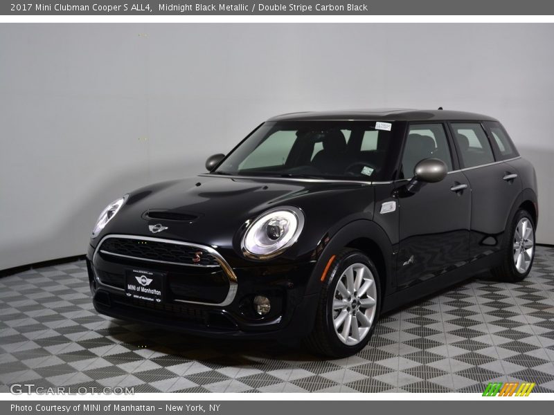 Midnight Black Metallic / Double Stripe Carbon Black 2017 Mini Clubman Cooper S ALL4