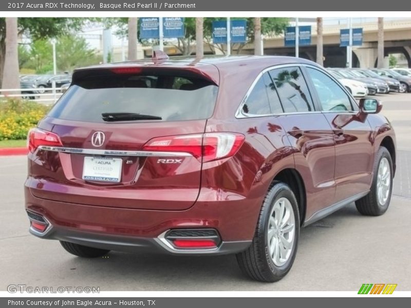 Basque Red Pearl II / Parchment 2017 Acura RDX Technology