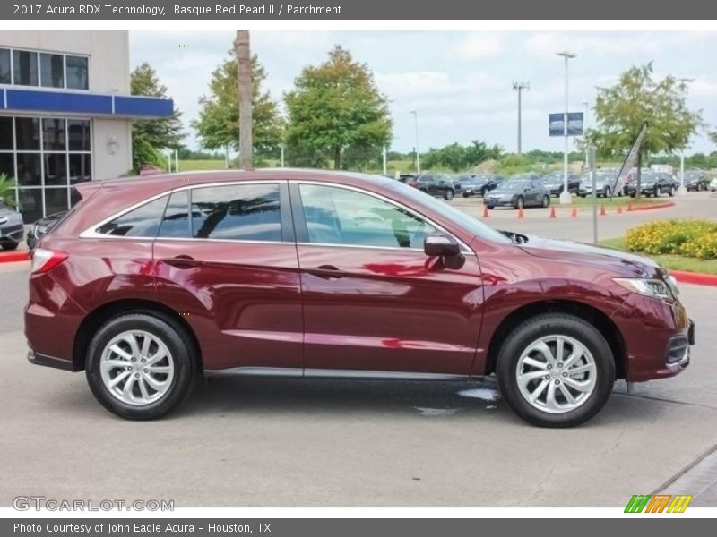 Basque Red Pearl II / Parchment 2017 Acura RDX Technology