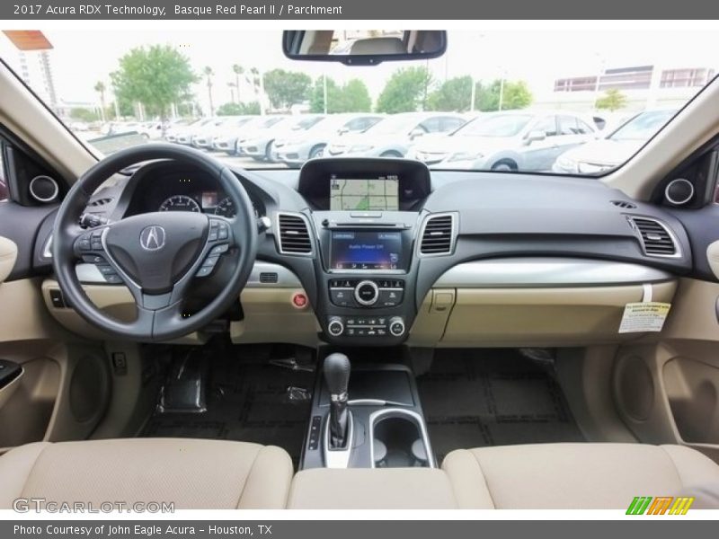 Basque Red Pearl II / Parchment 2017 Acura RDX Technology