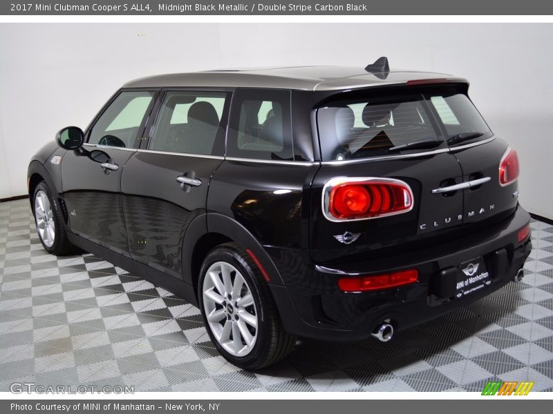 Midnight Black Metallic / Double Stripe Carbon Black 2017 Mini Clubman Cooper S ALL4