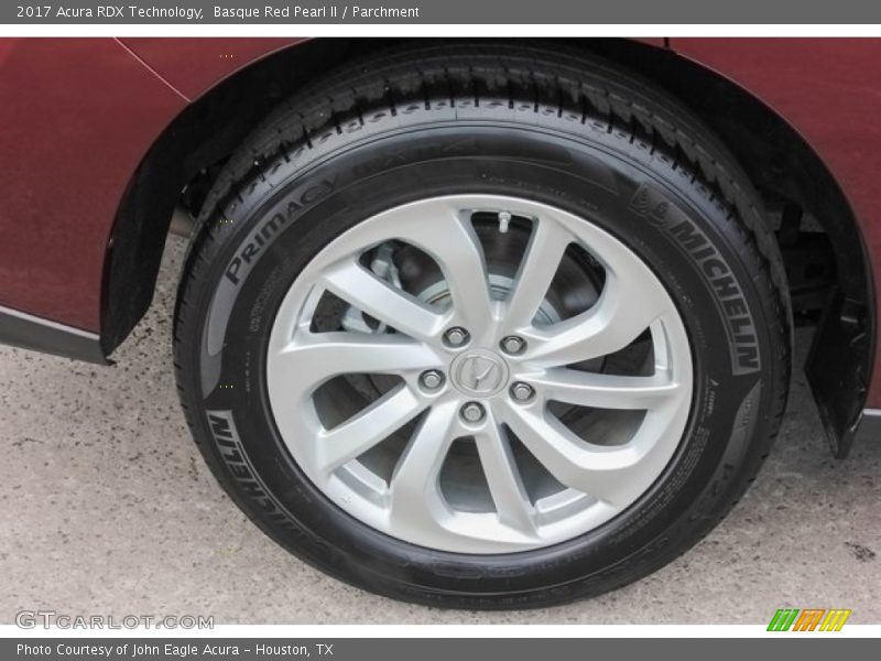 Basque Red Pearl II / Parchment 2017 Acura RDX Technology