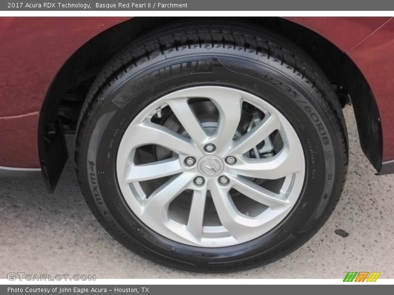 Basque Red Pearl II / Parchment 2017 Acura RDX Technology
