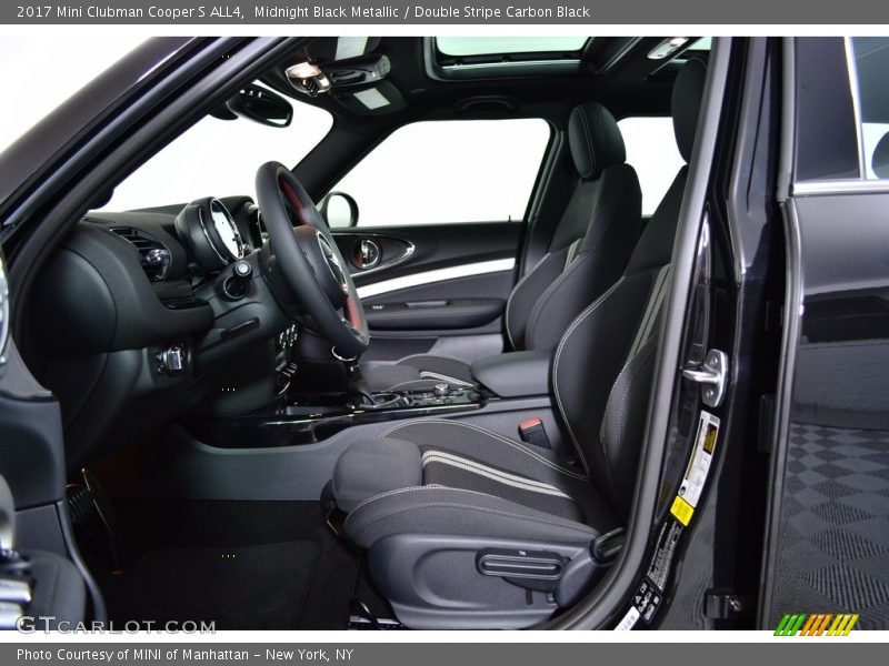 Midnight Black Metallic / Double Stripe Carbon Black 2017 Mini Clubman Cooper S ALL4