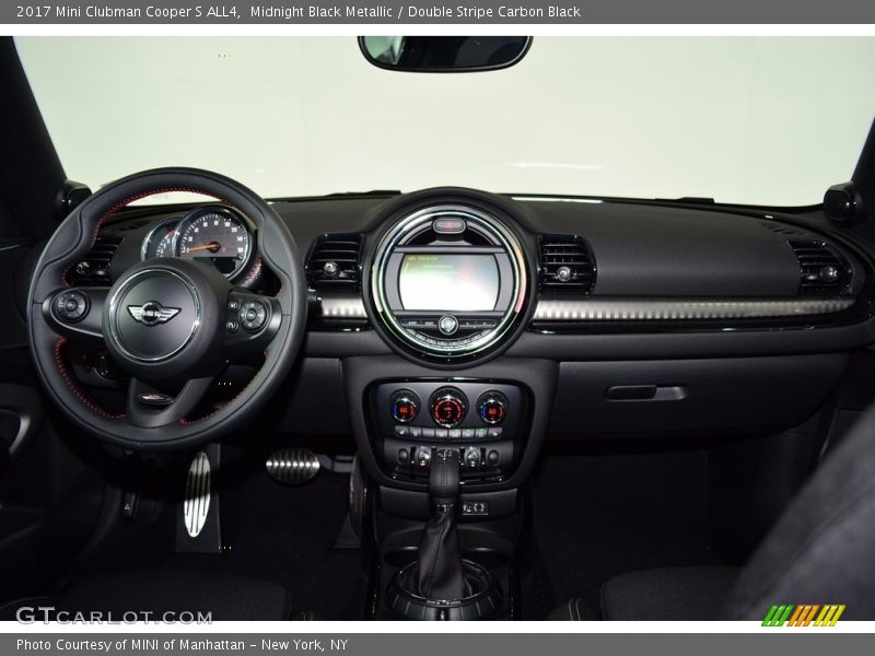 Midnight Black Metallic / Double Stripe Carbon Black 2017 Mini Clubman Cooper S ALL4