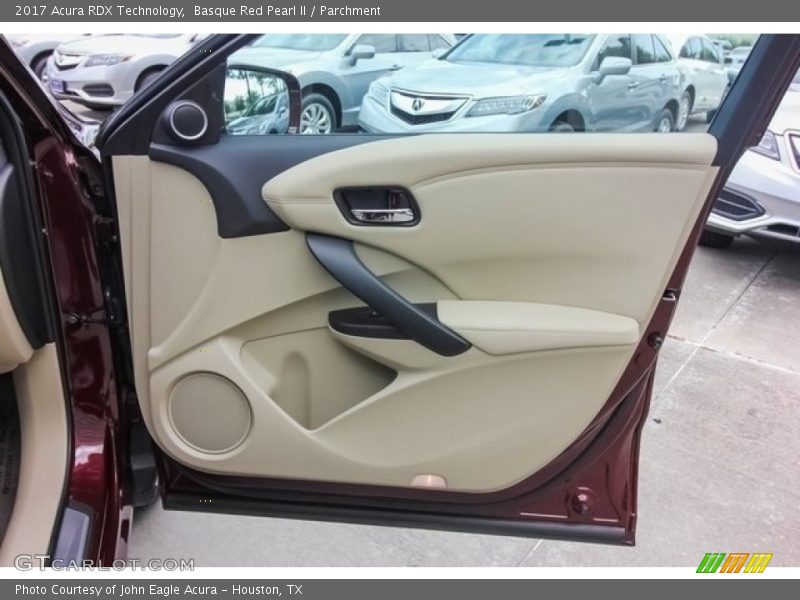 Basque Red Pearl II / Parchment 2017 Acura RDX Technology
