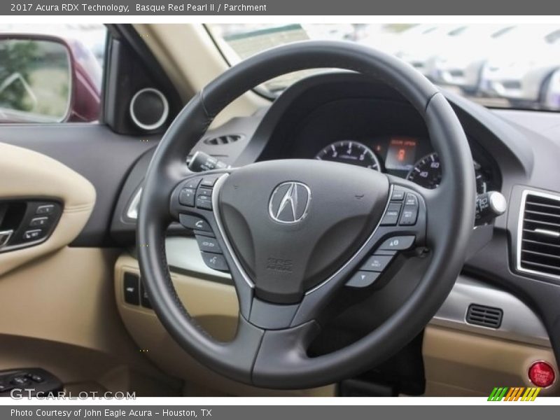 Basque Red Pearl II / Parchment 2017 Acura RDX Technology