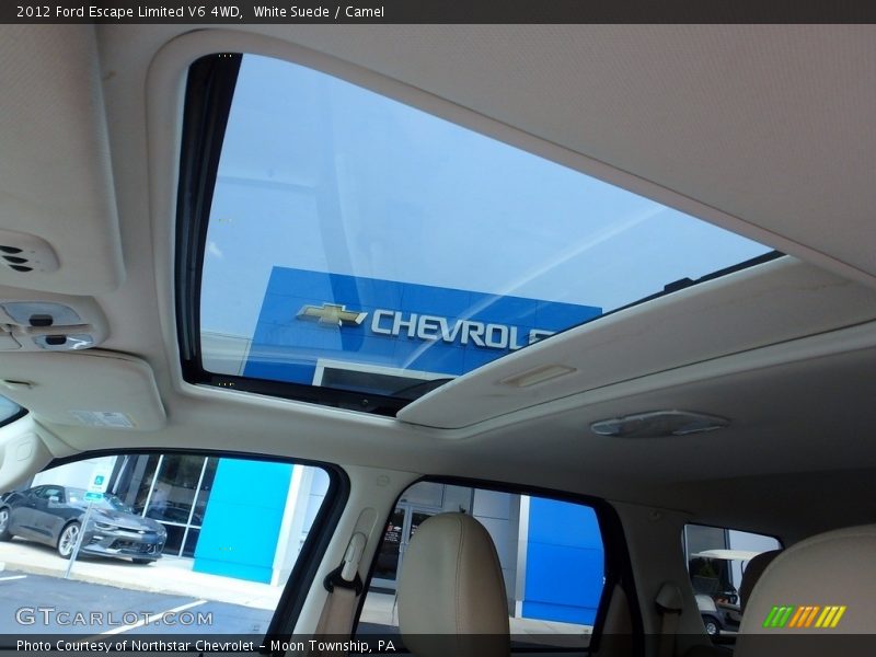 White Suede / Camel 2012 Ford Escape Limited V6 4WD