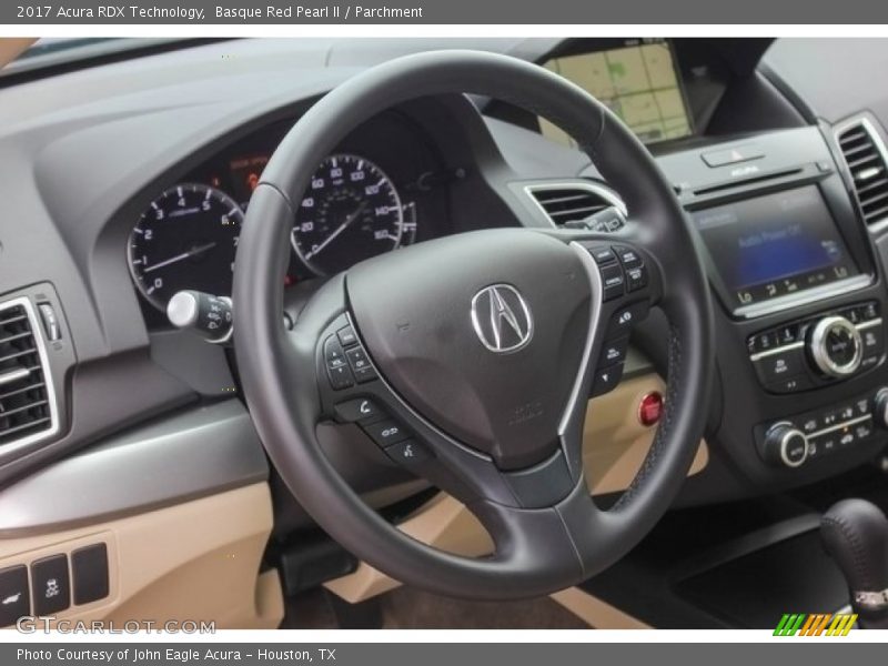 Basque Red Pearl II / Parchment 2017 Acura RDX Technology
