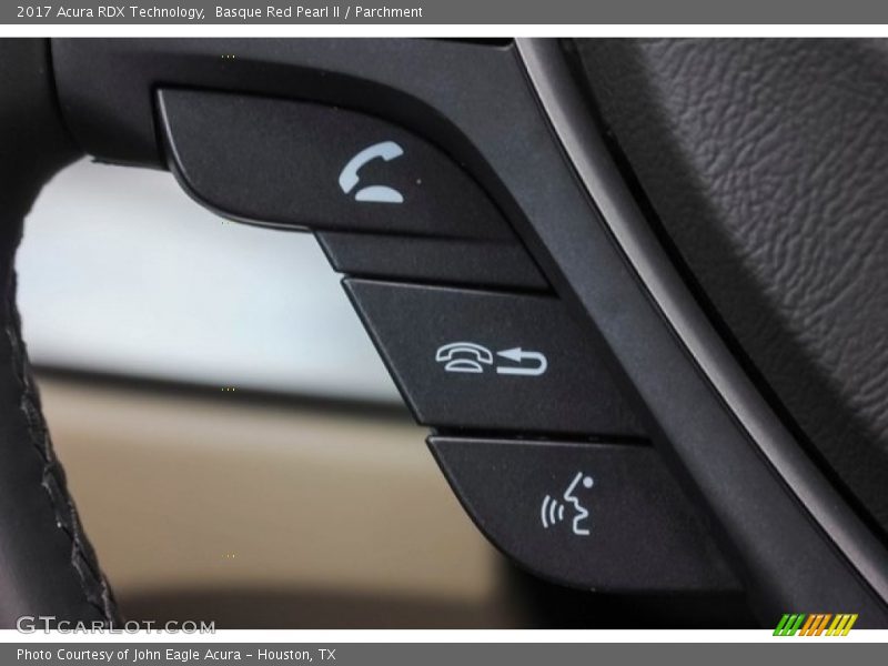 Basque Red Pearl II / Parchment 2017 Acura RDX Technology