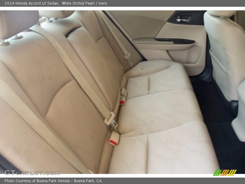 White Orchid Pearl / Ivory 2014 Honda Accord LX Sedan