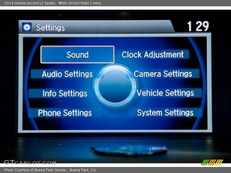 White Orchid Pearl / Ivory 2014 Honda Accord LX Sedan