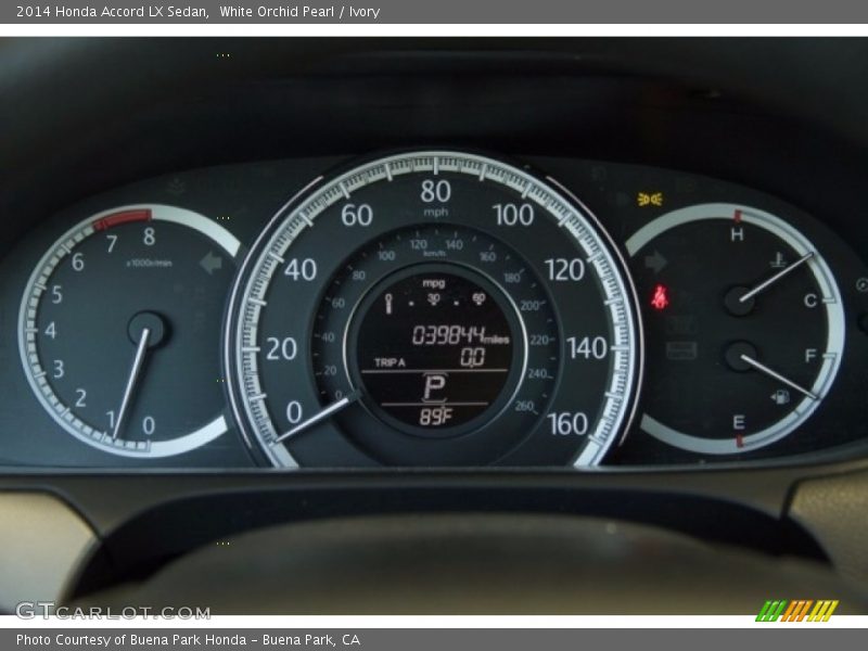 White Orchid Pearl / Ivory 2014 Honda Accord LX Sedan