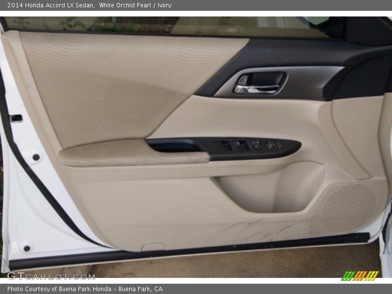 White Orchid Pearl / Ivory 2014 Honda Accord LX Sedan