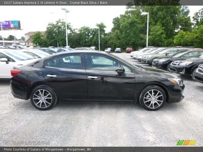 Crystal Black Silica / Black 2017 Subaru Impreza 2.0i Limited 4-Door