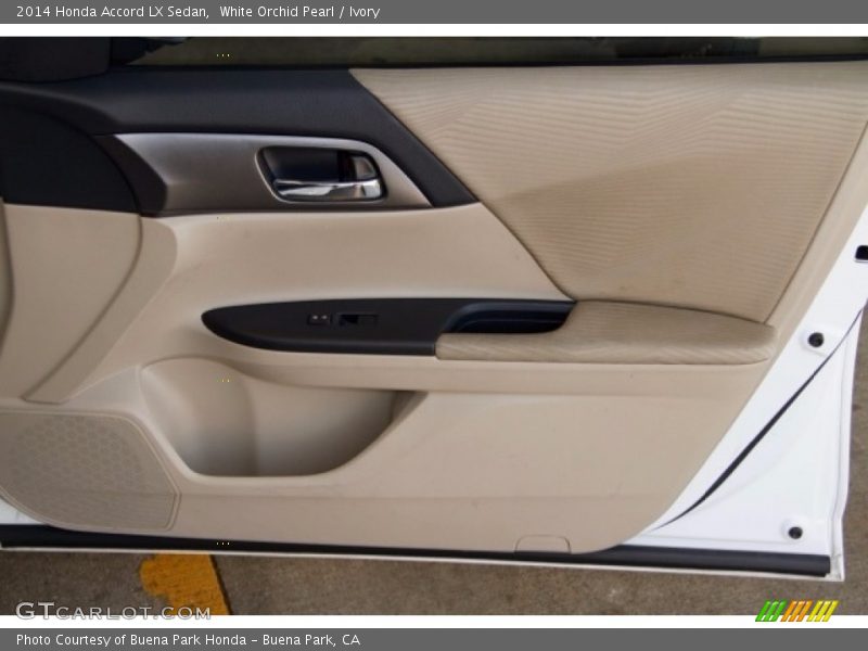 White Orchid Pearl / Ivory 2014 Honda Accord LX Sedan