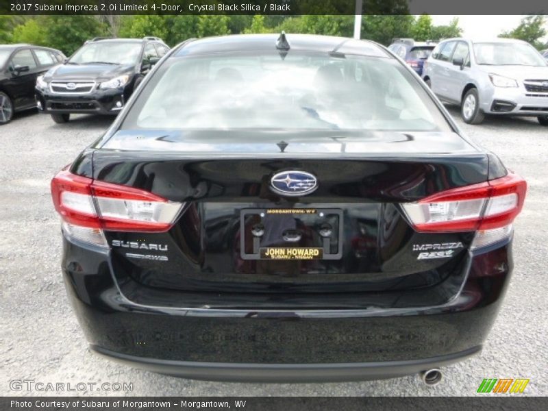 Crystal Black Silica / Black 2017 Subaru Impreza 2.0i Limited 4-Door
