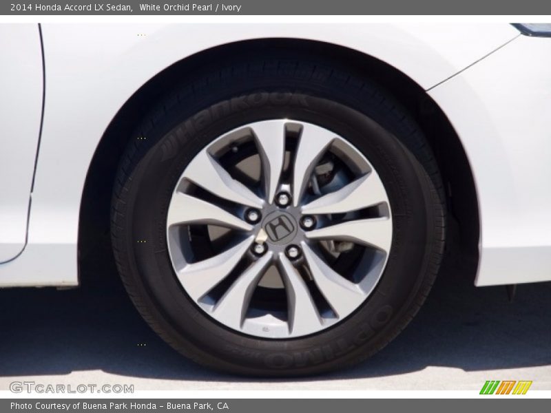 White Orchid Pearl / Ivory 2014 Honda Accord LX Sedan