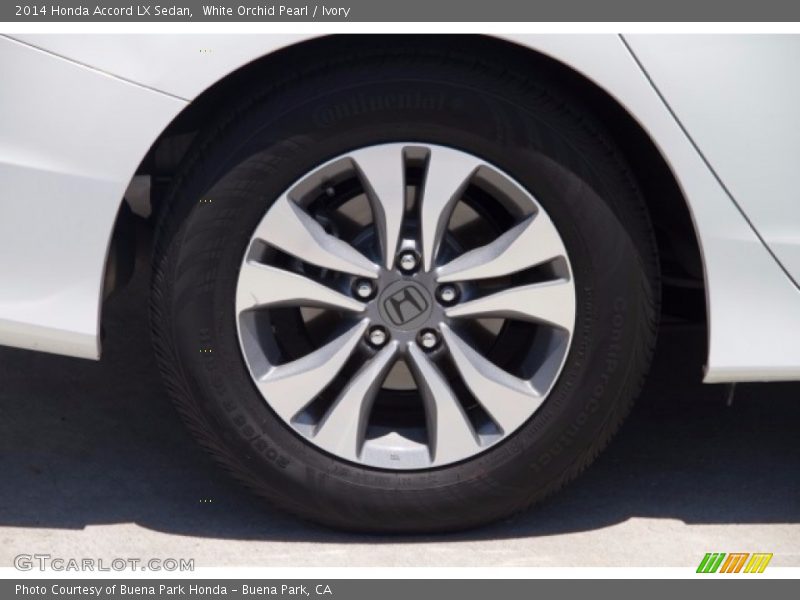 White Orchid Pearl / Ivory 2014 Honda Accord LX Sedan