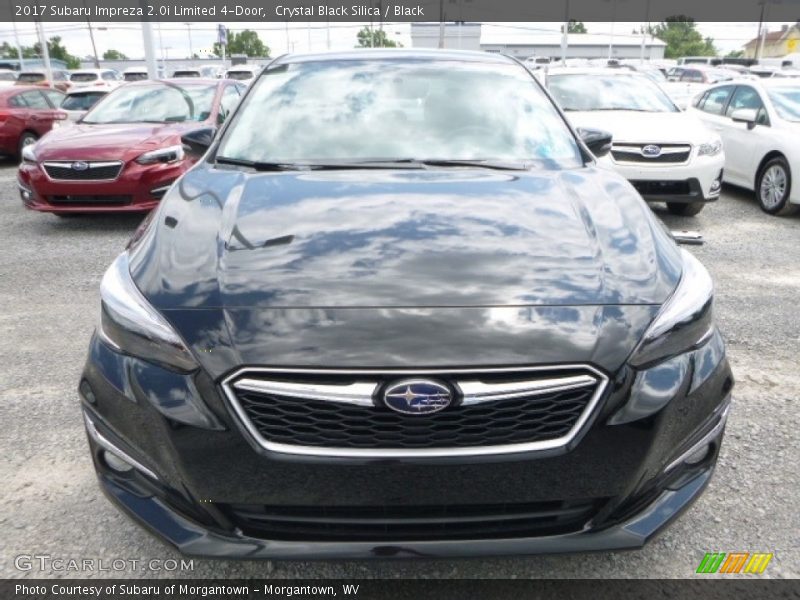 Crystal Black Silica / Black 2017 Subaru Impreza 2.0i Limited 4-Door