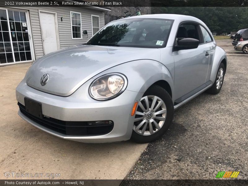 Reflex Silver Metallic / Titan Black 2012 Volkswagen Beetle 2.5L