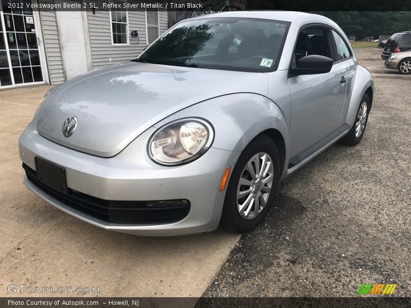 Reflex Silver Metallic / Titan Black 2012 Volkswagen Beetle 2.5L